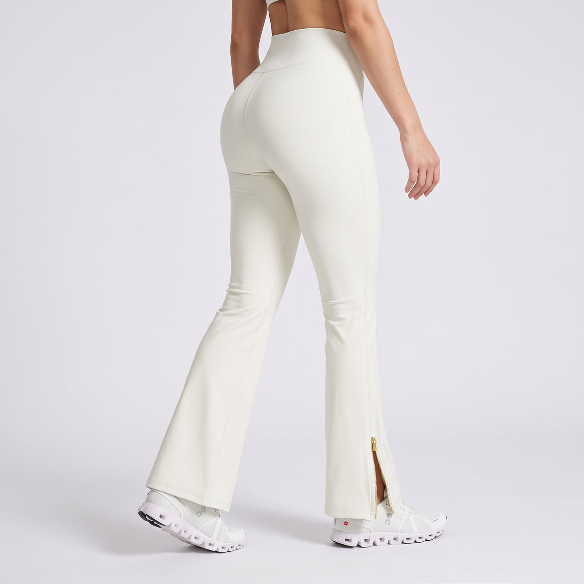 Uncia Active High Waist Split Flare Yoga Leggings | Butt Lifting Stretch Active Pants for Women