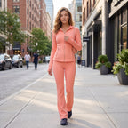 Uncia Active Women's 2 Piece Workout Set | Hooded Zip Jacket & Flare Leggings