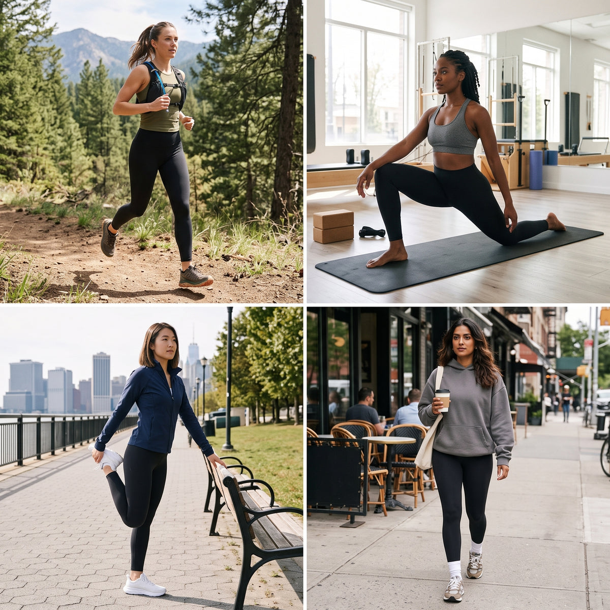Uncia Active High Waist Leggings For Women | Tummy Control & Butt Lift