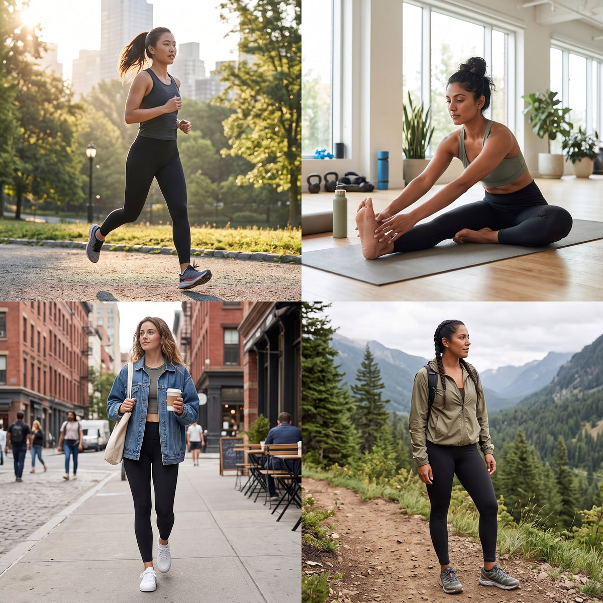 Uncia Active High Waist Leggings For Women | Tummy Control & Butt Lift