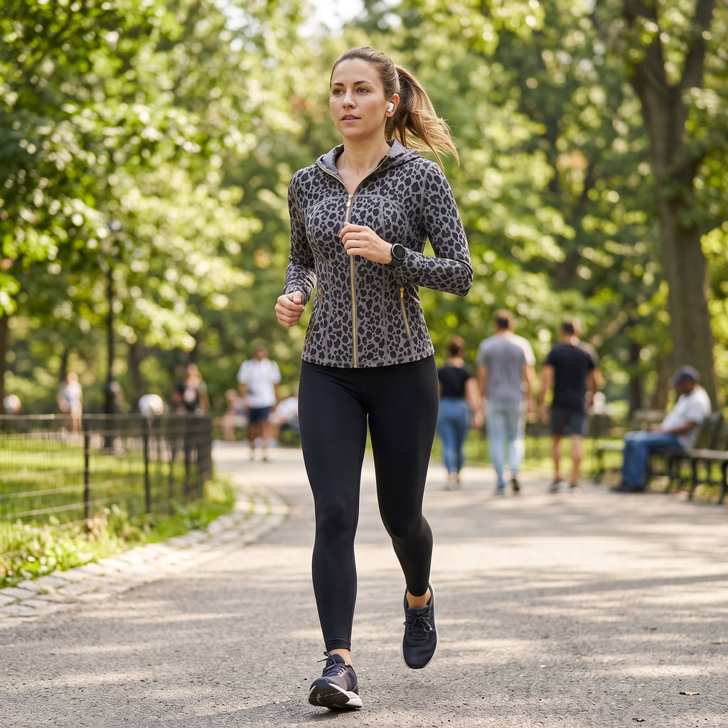 Uncia Active Women’s Jacket | Leopard Print & Going Out Coat