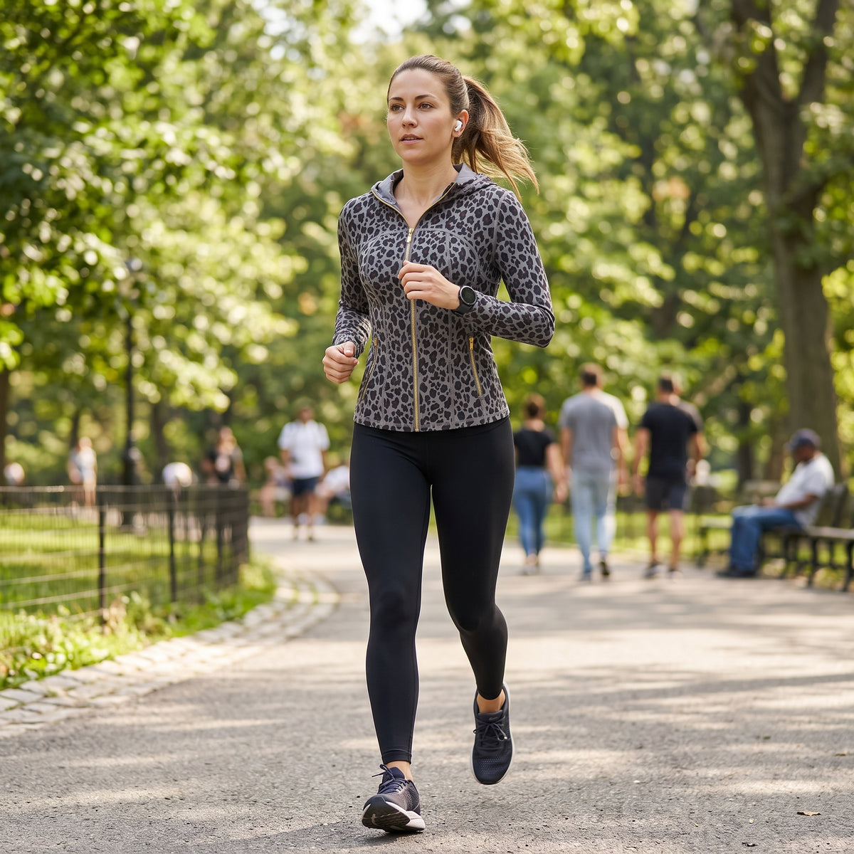 Uncia Active Women’s Jacket | Leopard Print & Going Out Coat
