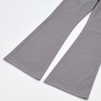 Uncia Active Women's Fold Over Waist Flare Yoga Leggings | Bootcut Compression Workout Pants