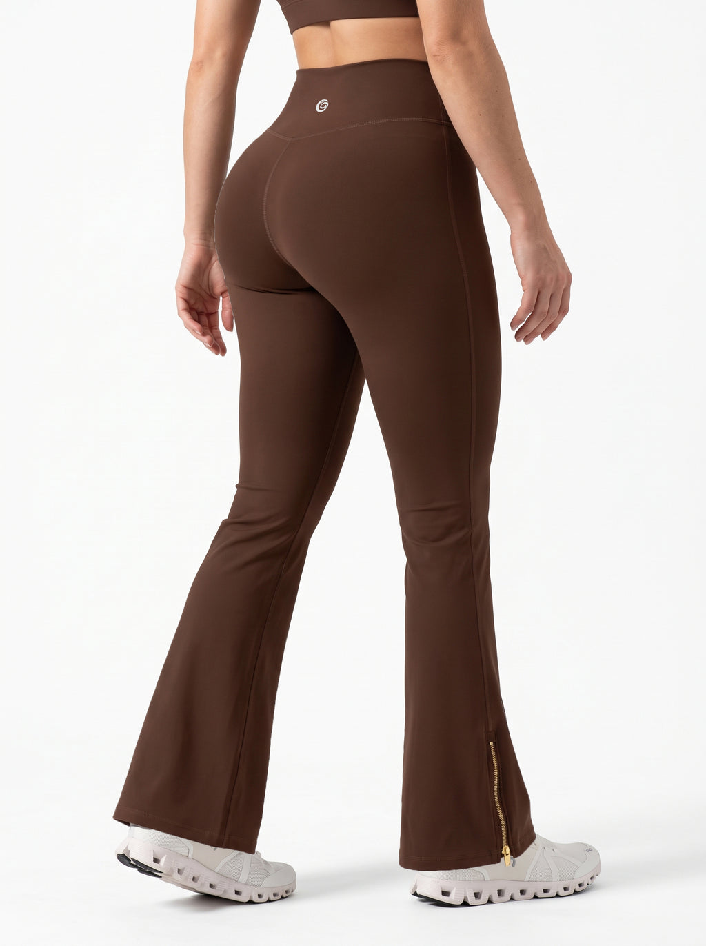Uncia Active High Waist Split Flare Yoga Leggings | Butt Lifting Stretch Active Pants for Women