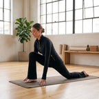 Uncia Active Women's 2 Piece Workout Set | Zip Up Jacket & Flare Yoga Leggings
