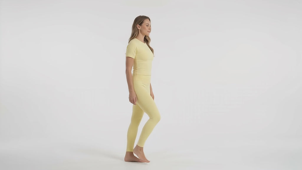 Uncia Active Women's Seamless Crew Neck Top & Leggings Set