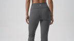 Uncia Active Women's Fold Over Waist Flare Yoga Leggings | Bootcut Compression Workout Pants