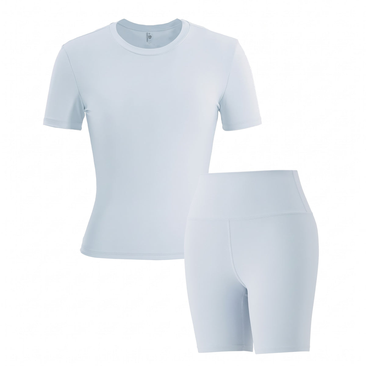 Uncia Active Seamless Crew Neck Top & Biker Shorts Set