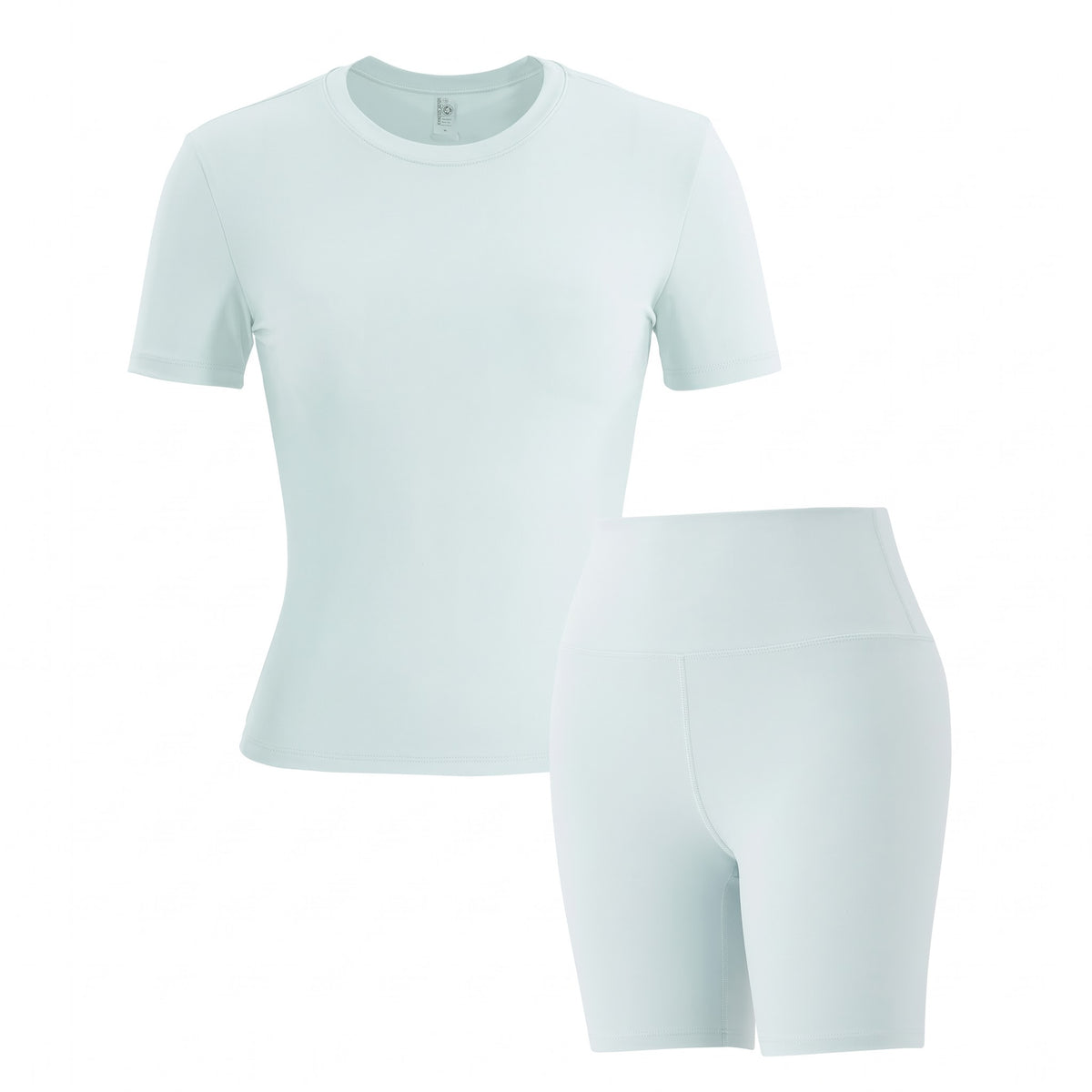 Uncia Active Seamless Crew Neck Top & Biker Shorts Set