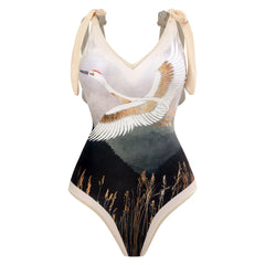 Womens one piece swimsuits vintage style